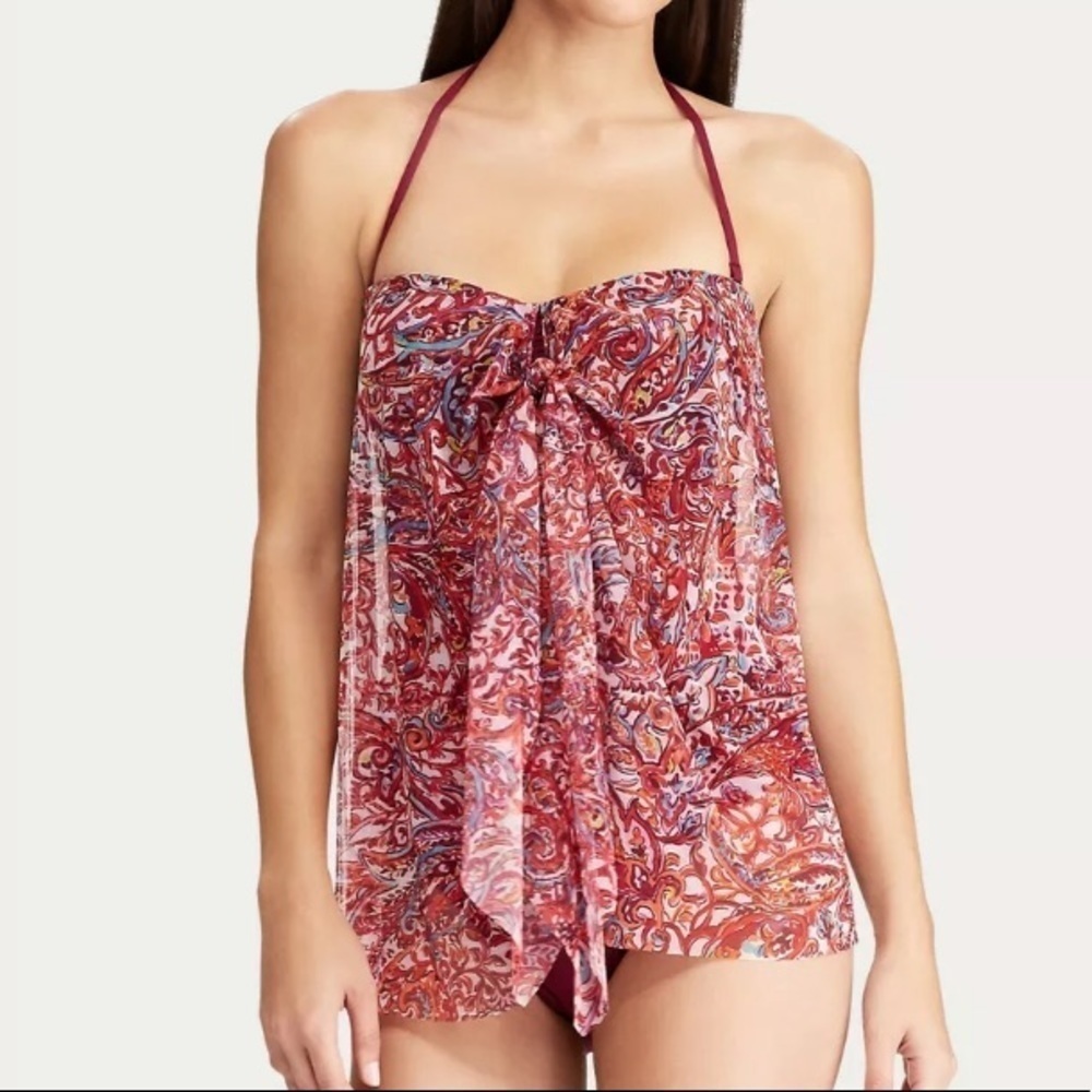 LAUREN Ralph Lauren Convertible One Piece Swimsuit